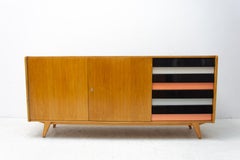 Fully Restored Mid-Century Modernist Sideboard No. U-460, by Jiří Jiroutek, Czec
