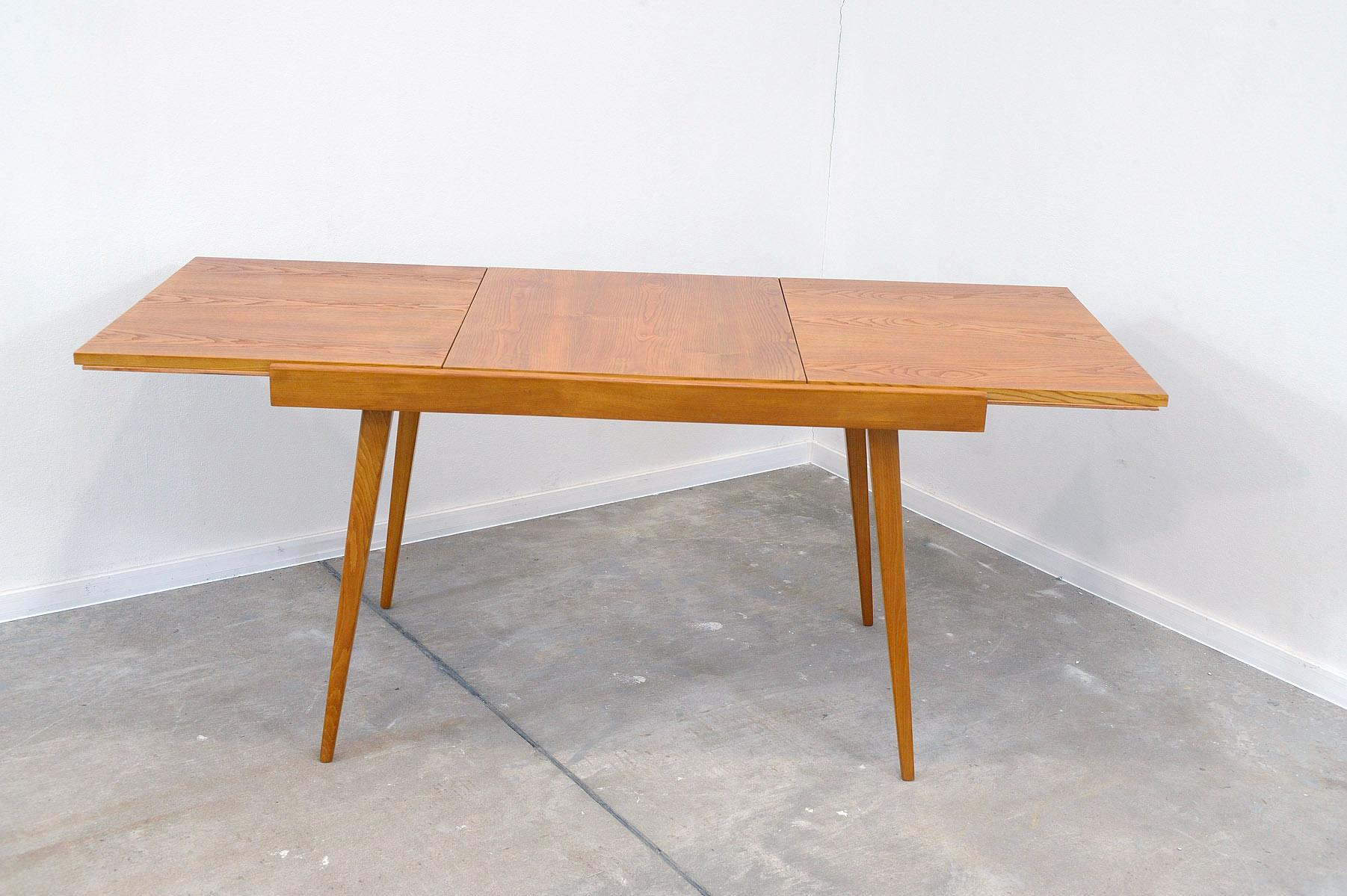  Fully restored midcentury folding dining table by František Jirák, 1970´s For Sale 5