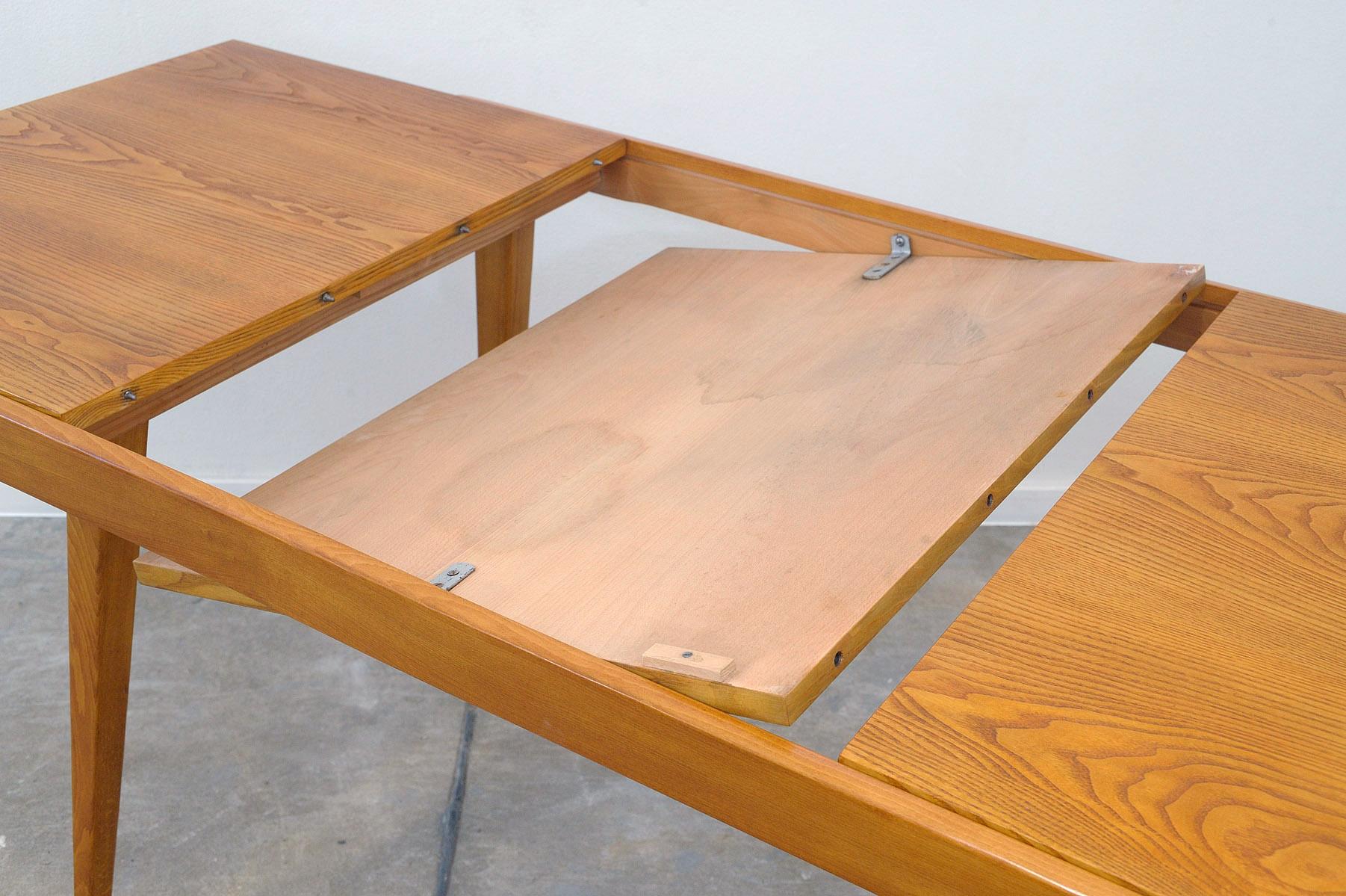  Fully restored midcentury folding dining table by František Jirák, 1970´s For Sale 6