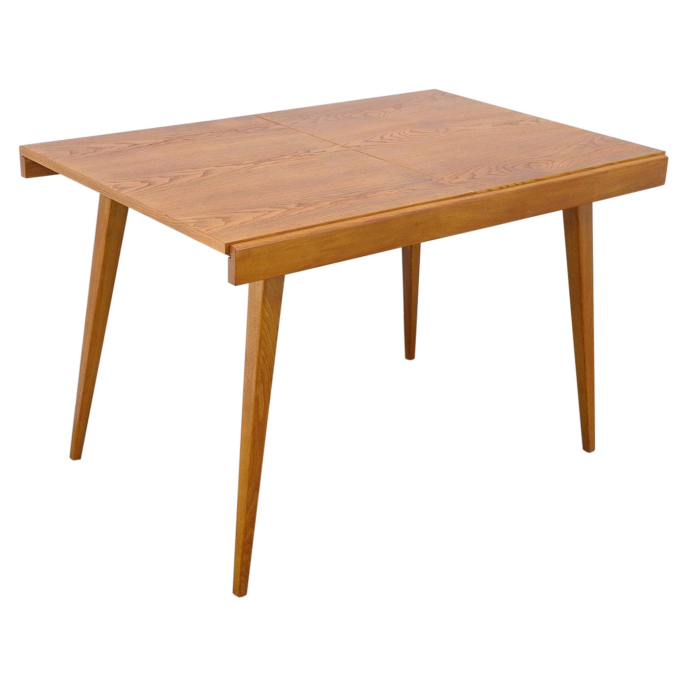Vollständig restaurierter klappbarer Esstisch aus der Mitte des Jahrhunderts von František Jirák, 1970er Jahre im Angebot