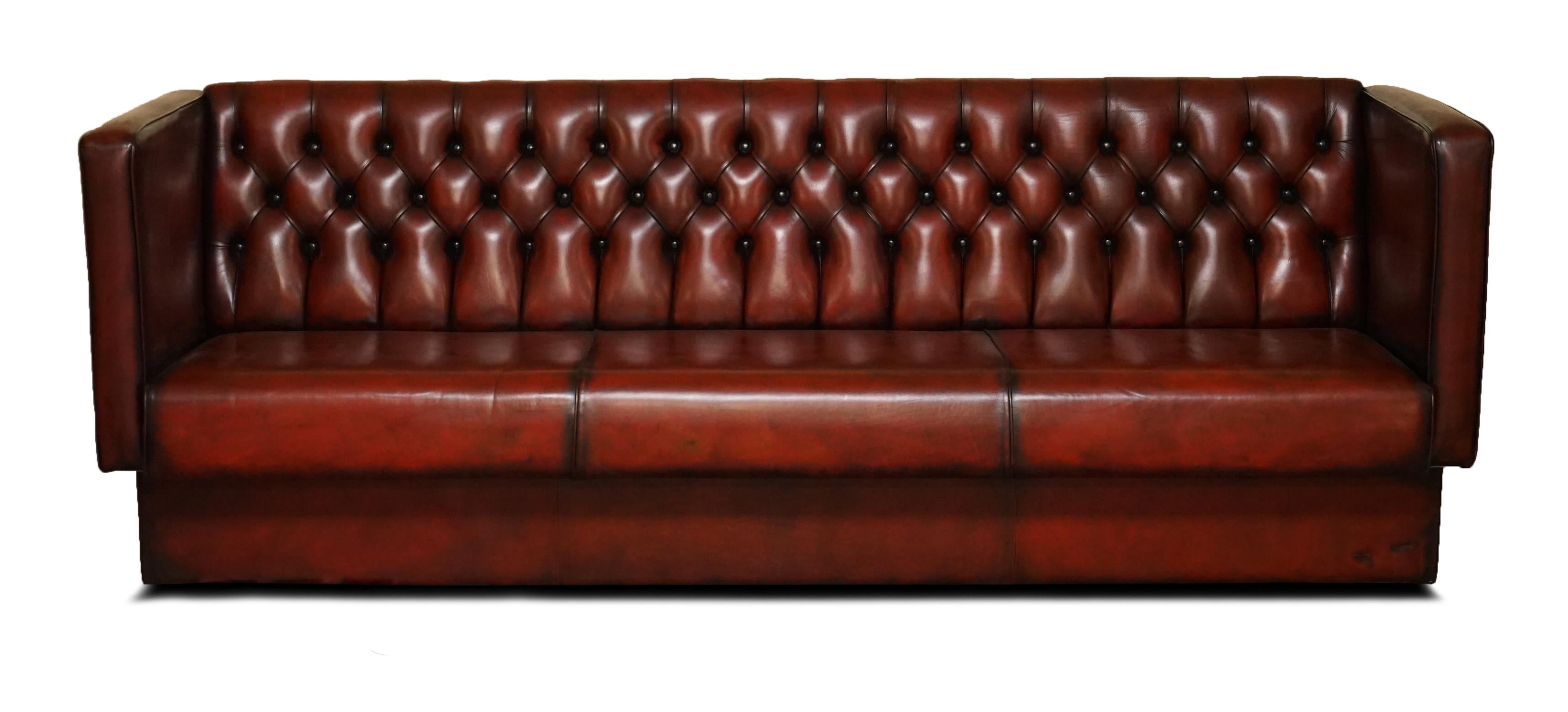 pair leather sofas