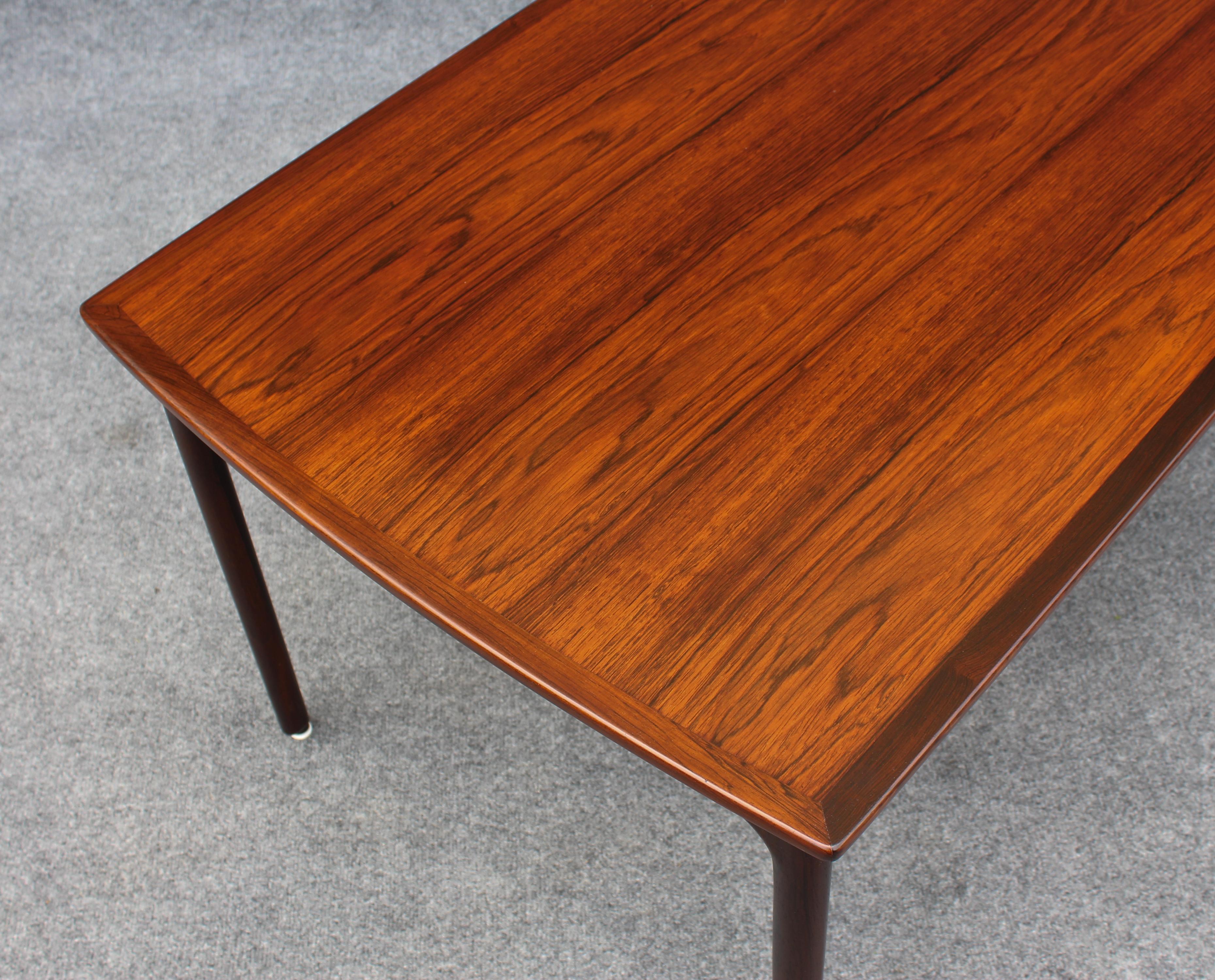 Fully Restored & Rare Ole Wanscher Floating Top Rosewood Coffee Table 1960s For Sale 7