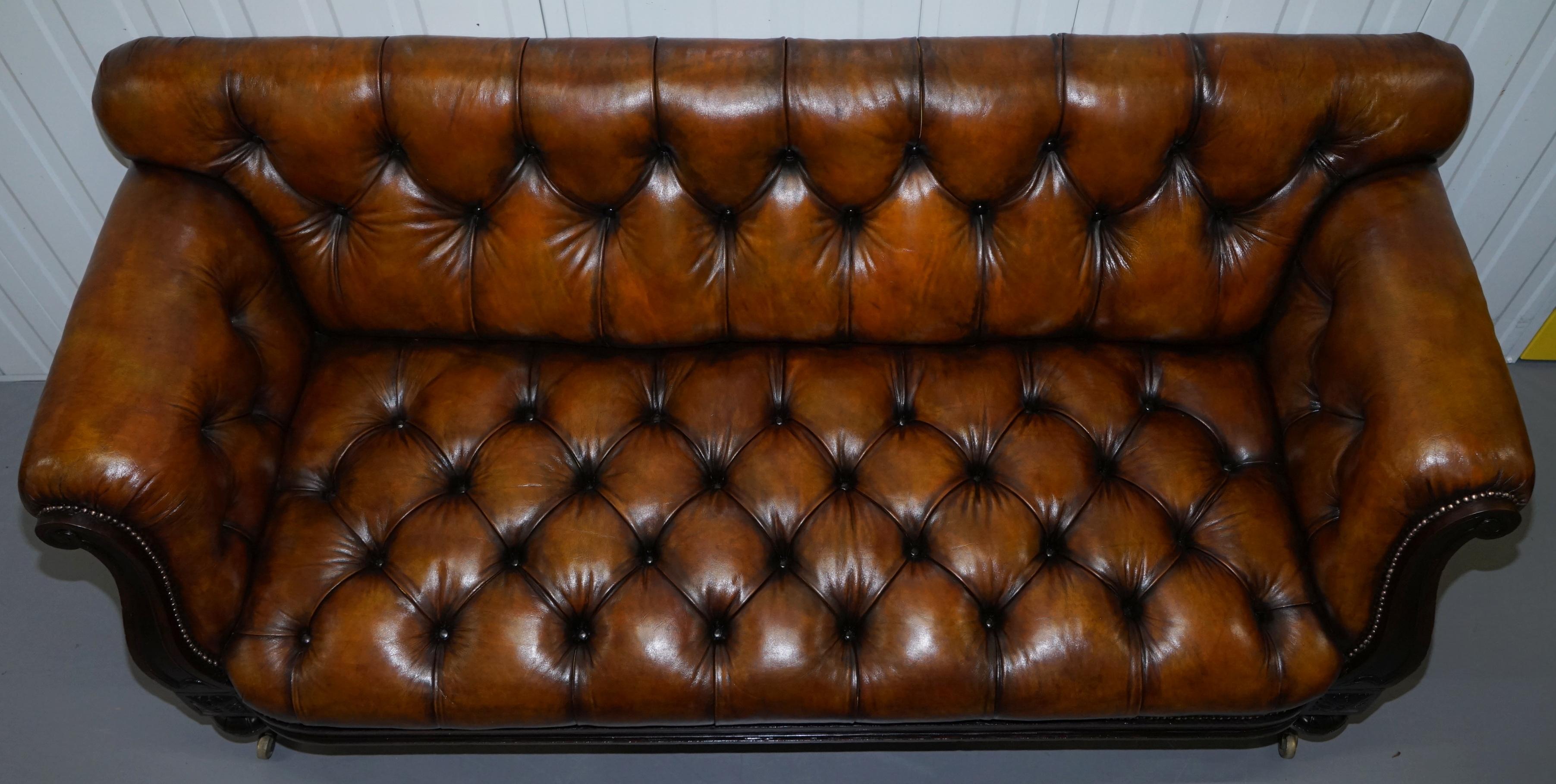leather victorian sofa
