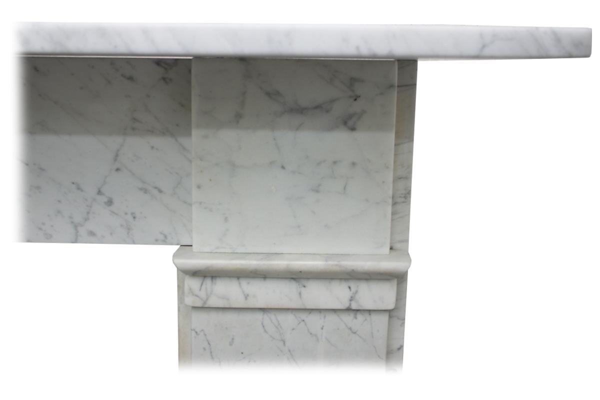 Fully Restored Victorian Carrara Marble Fire Surround 1