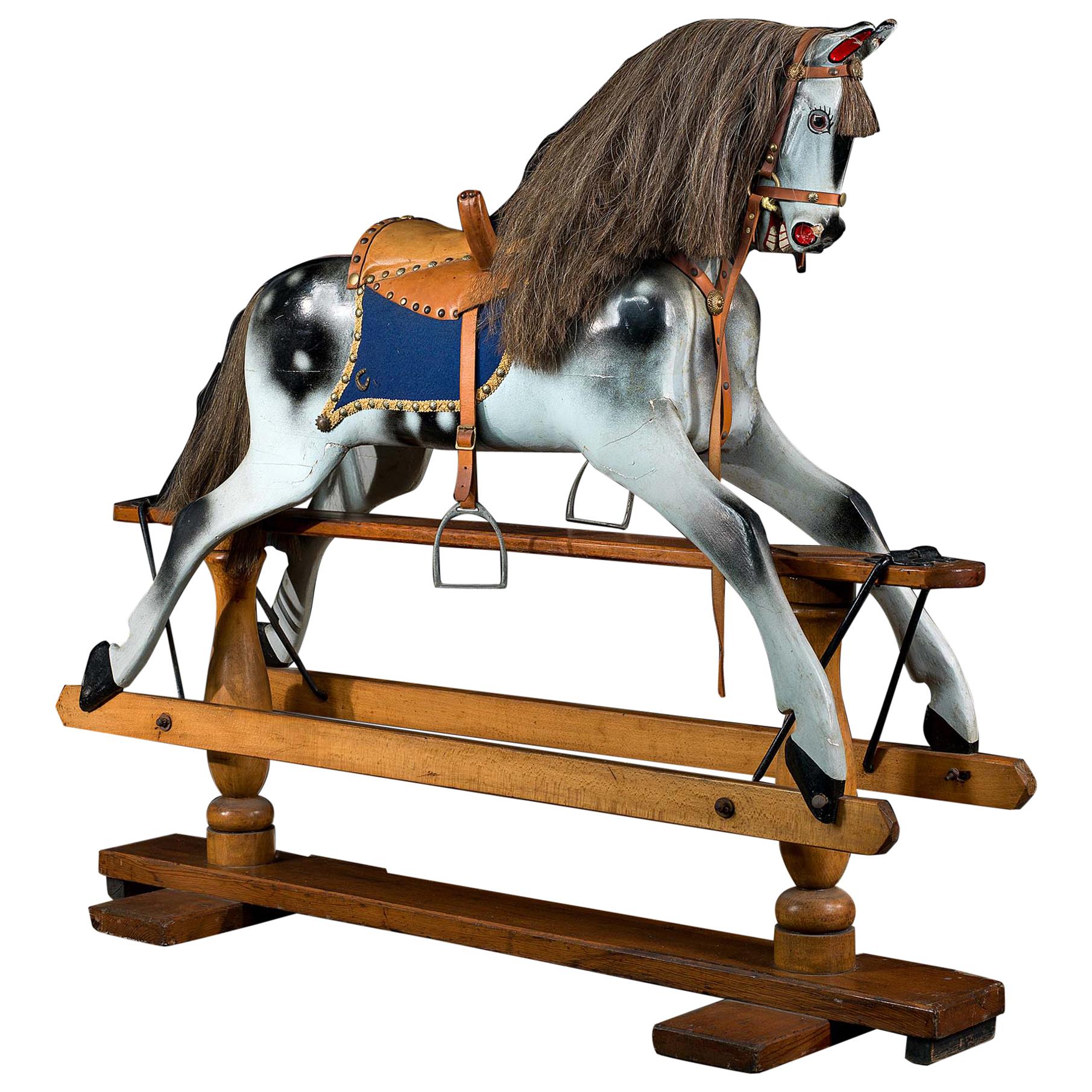 Fully Restored Victorian Rocking Horse