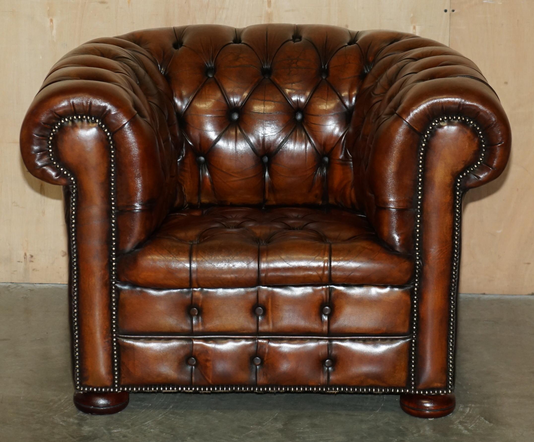 Royal House Antiques

Royal House Antiques is delighted to offer for sale this stunning, original circa 1920-1930's Chesterfield club armchair with coil sprung frame and horse hair padding which has been fully restored 

Please note the delivery fee