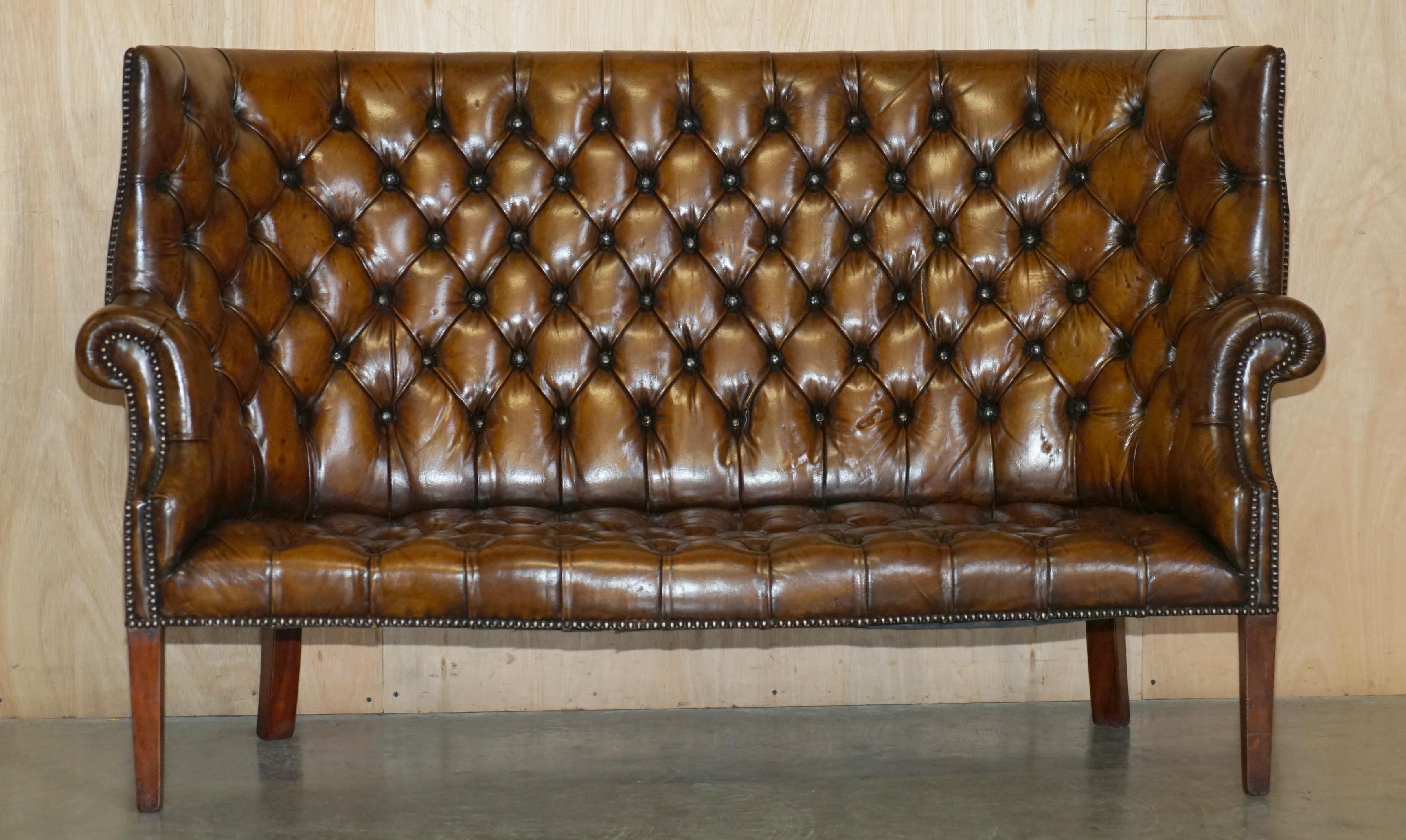 Royal House Antiques

Royal House Antiques is delighted to offer for sale this super rare, highly collectable circa 1940's fully restored Chesterfield Porters Wingback sofa

Please note the delivery fee listed is just a guide, it covers within the