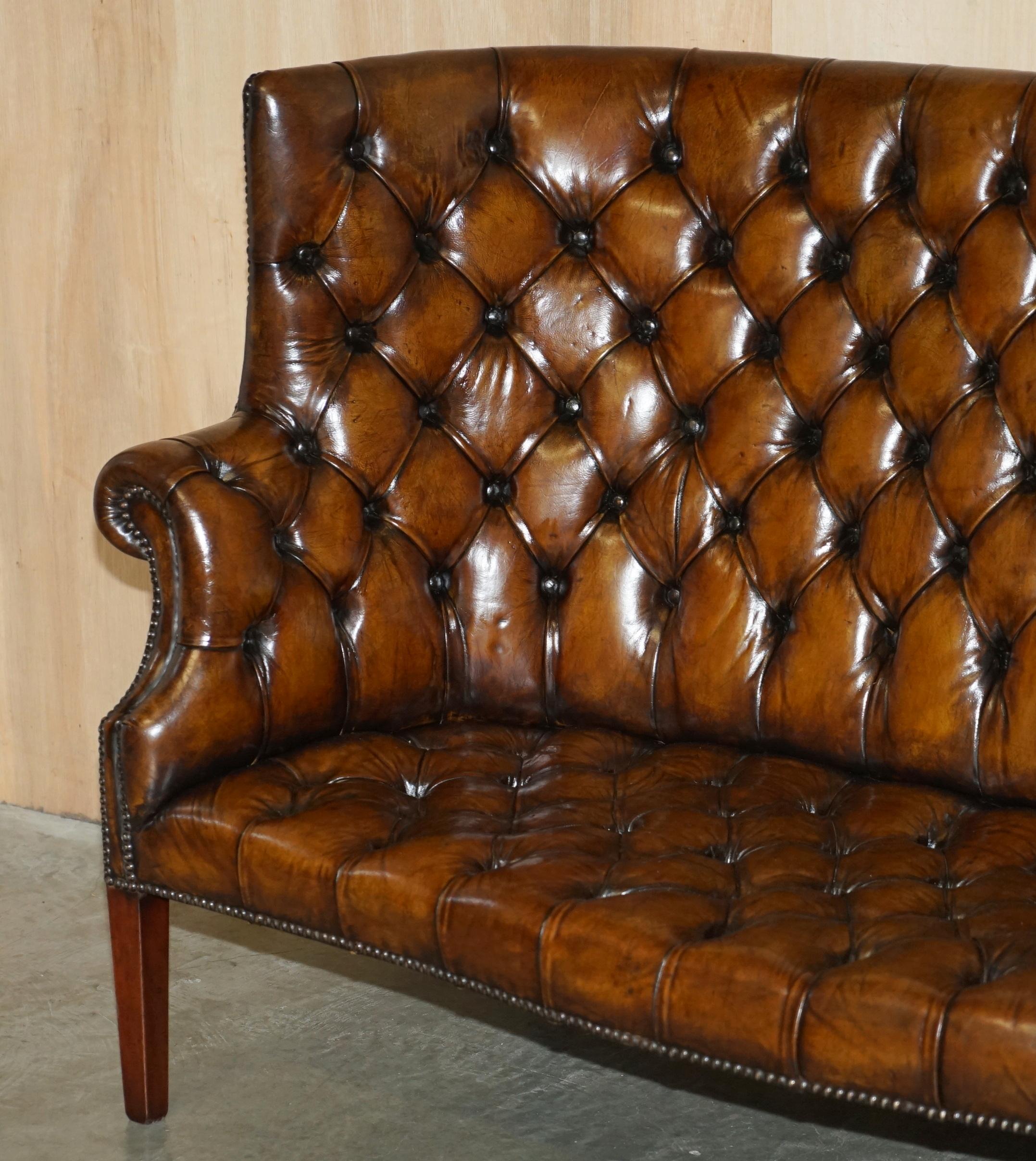 leather cigar couch