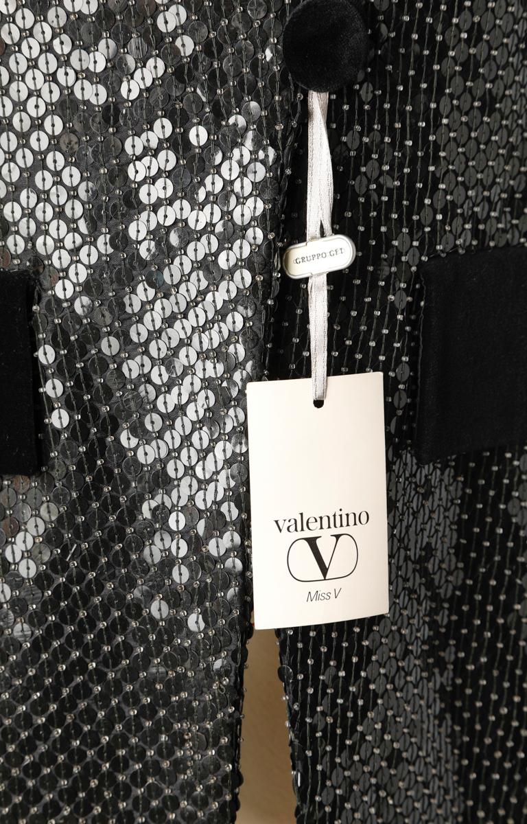 Fully sequined black Valentino jacket 2