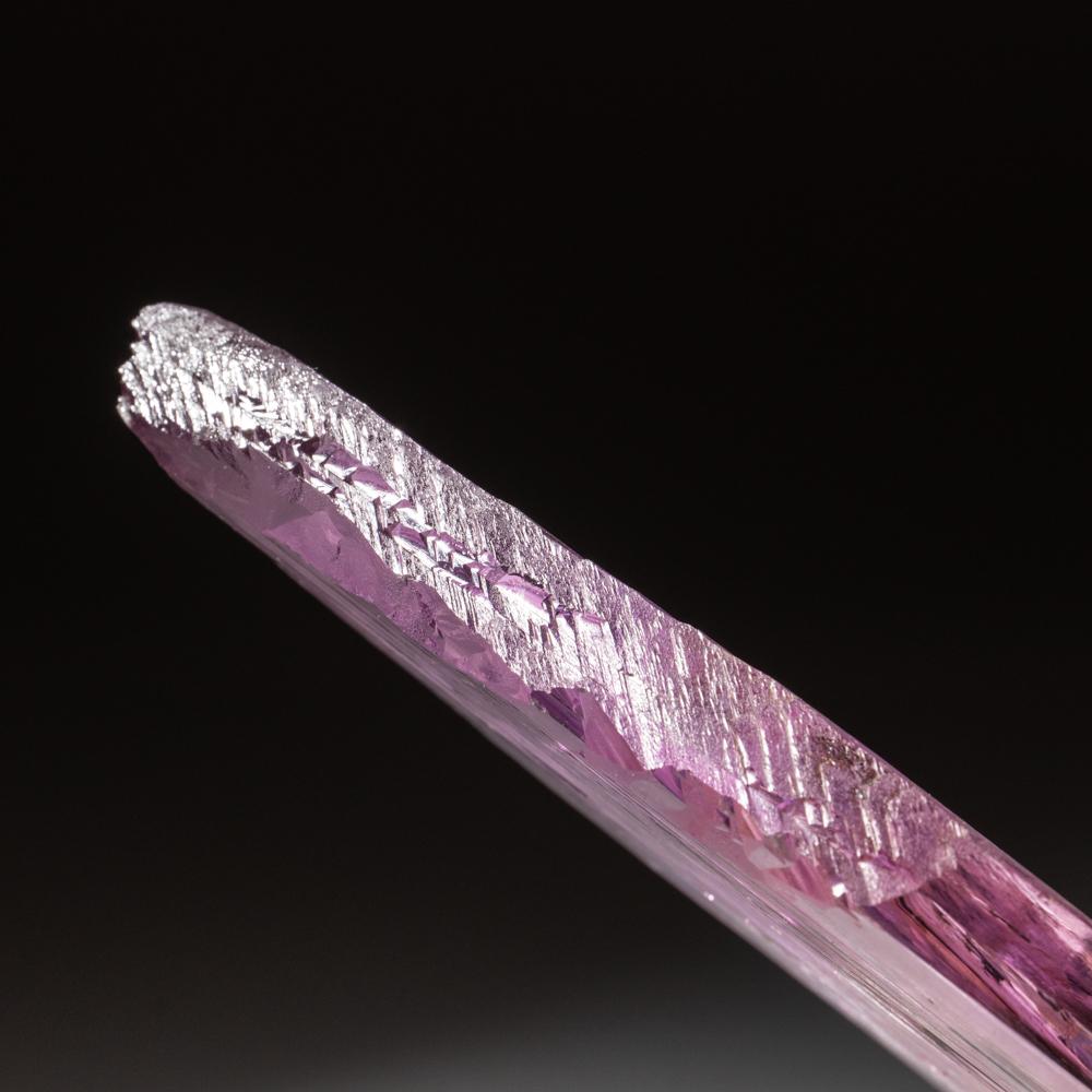 Fully Terminated Natural Gem Kunzite Crystal For Sale 2