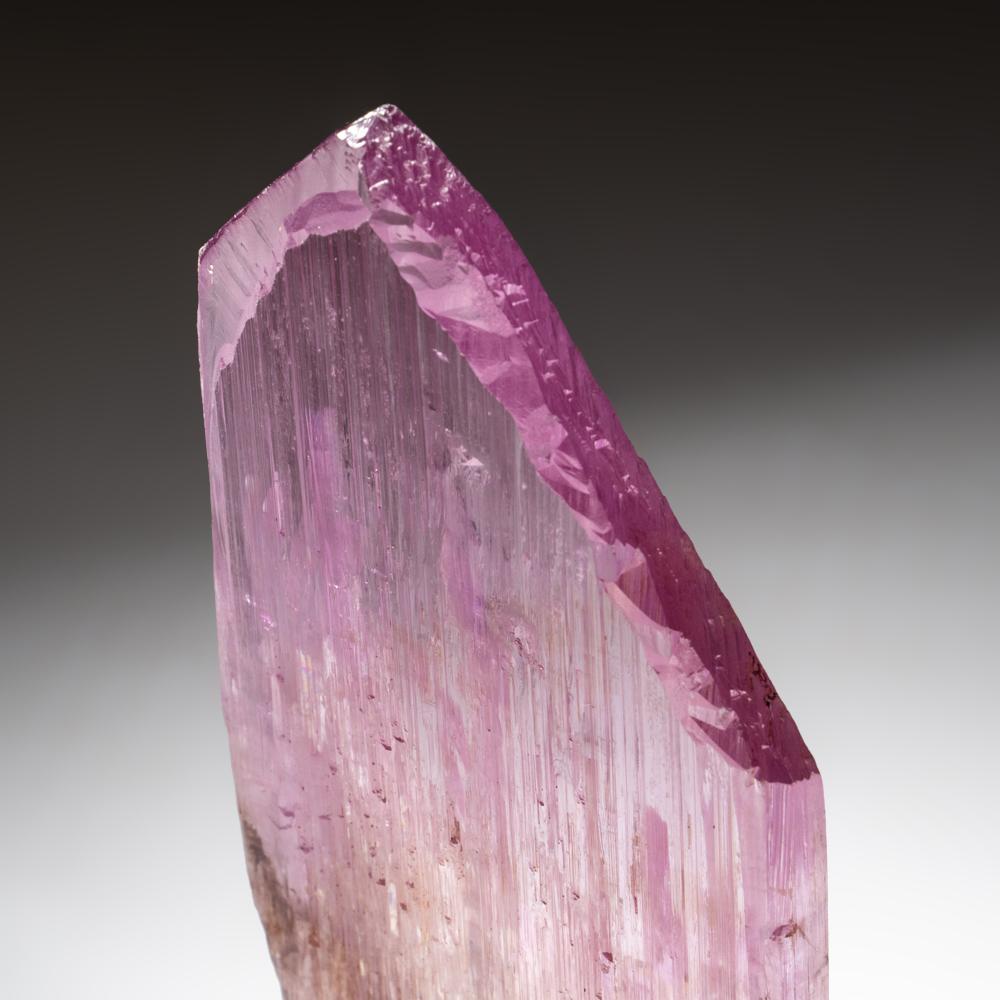 Fully Terminated Natural Gem Kunzite Crystal For Sale 3