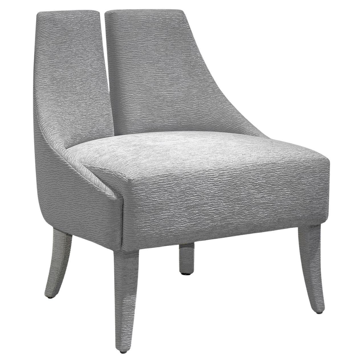 Poltrona completamente imbottita con Silhouette classica di Munna