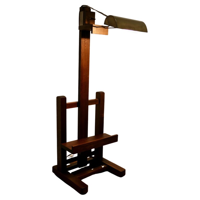 Fully Working Table Top Easel Reading Stand Lamp For Sale at 1stDibs