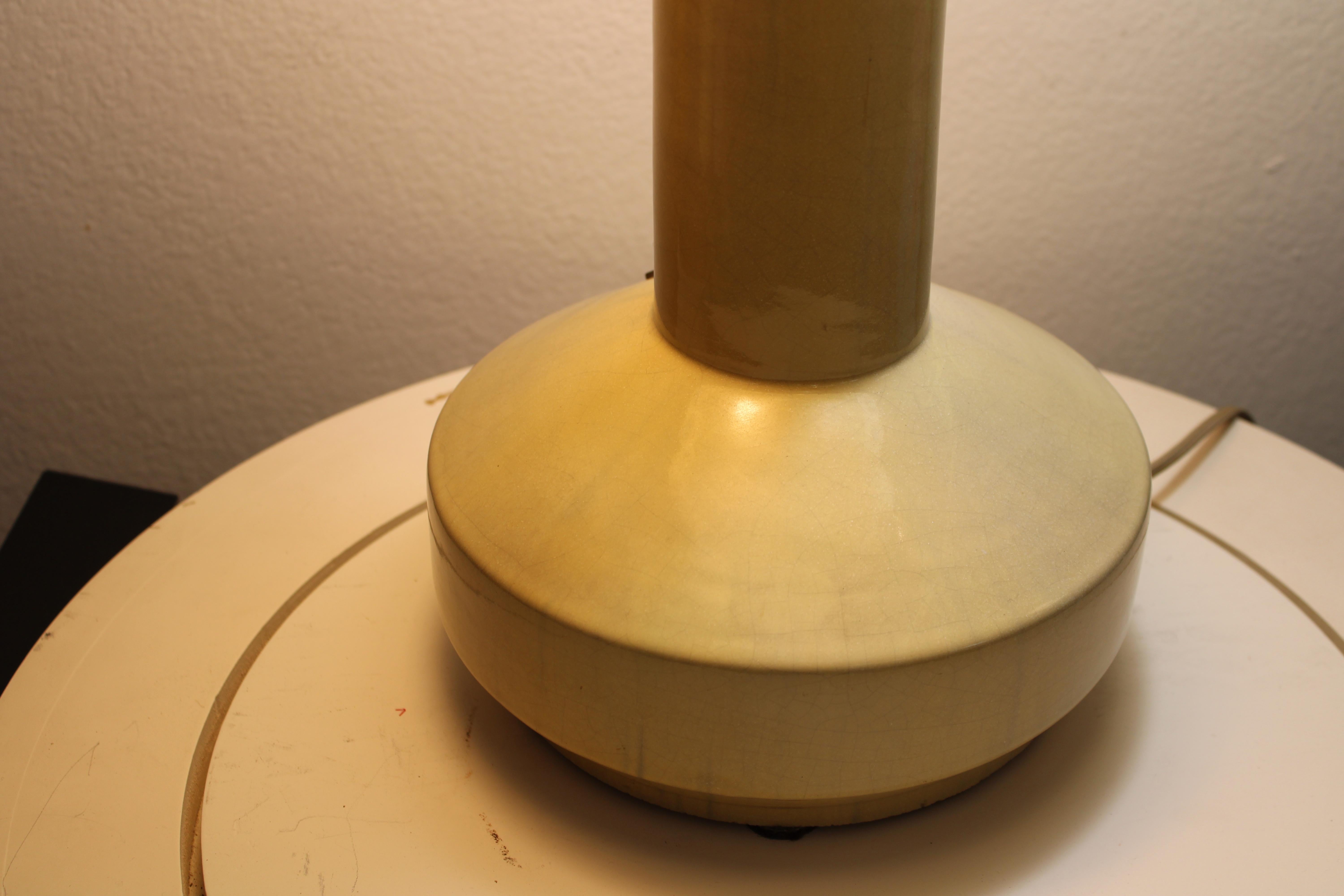 Fulper Pottery, Rare Vasekraft Table Lamp For Sale 4