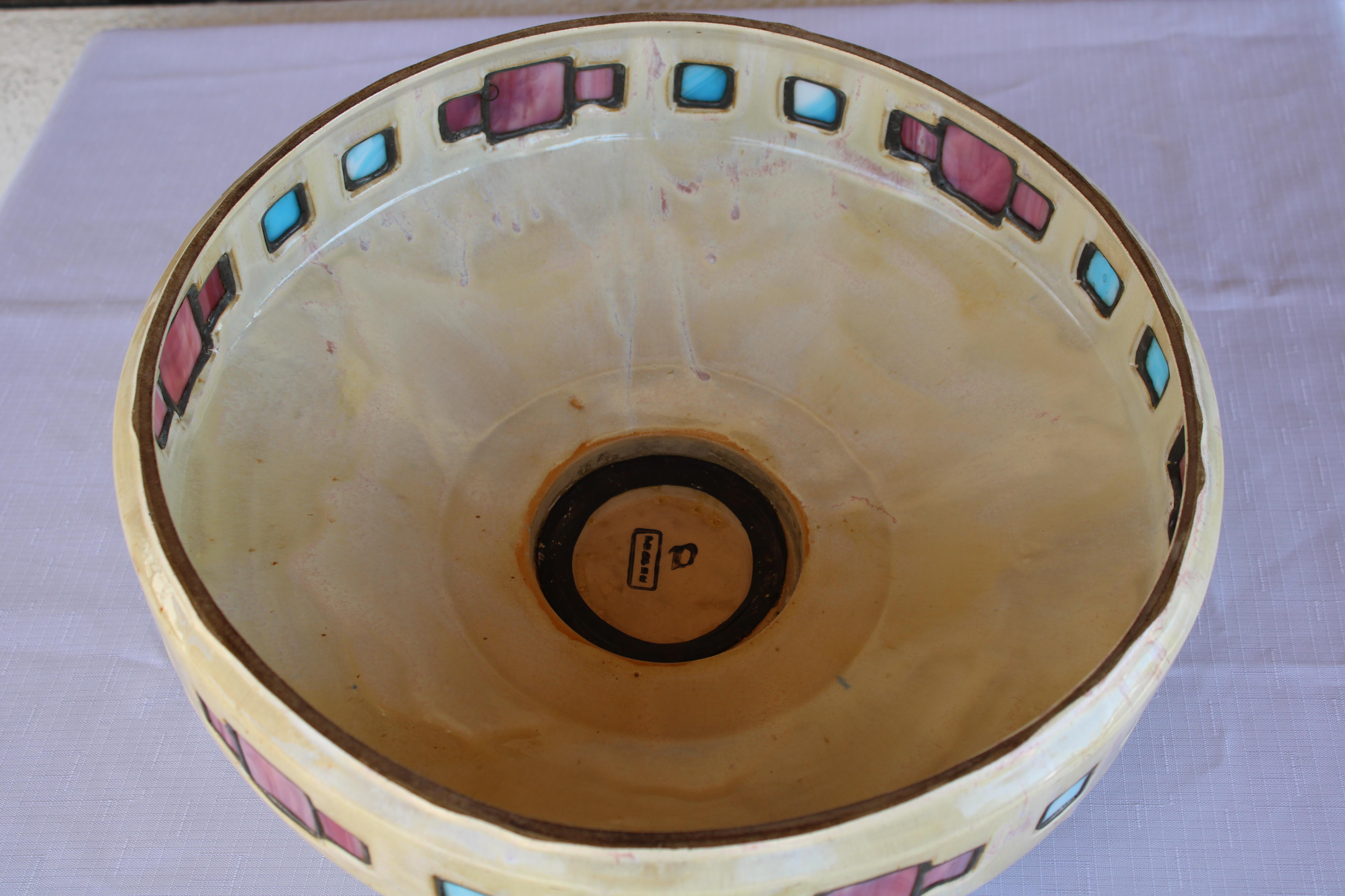 Stoneware Fulper Pottery, Rare Vasekraft Table Lamp For Sale