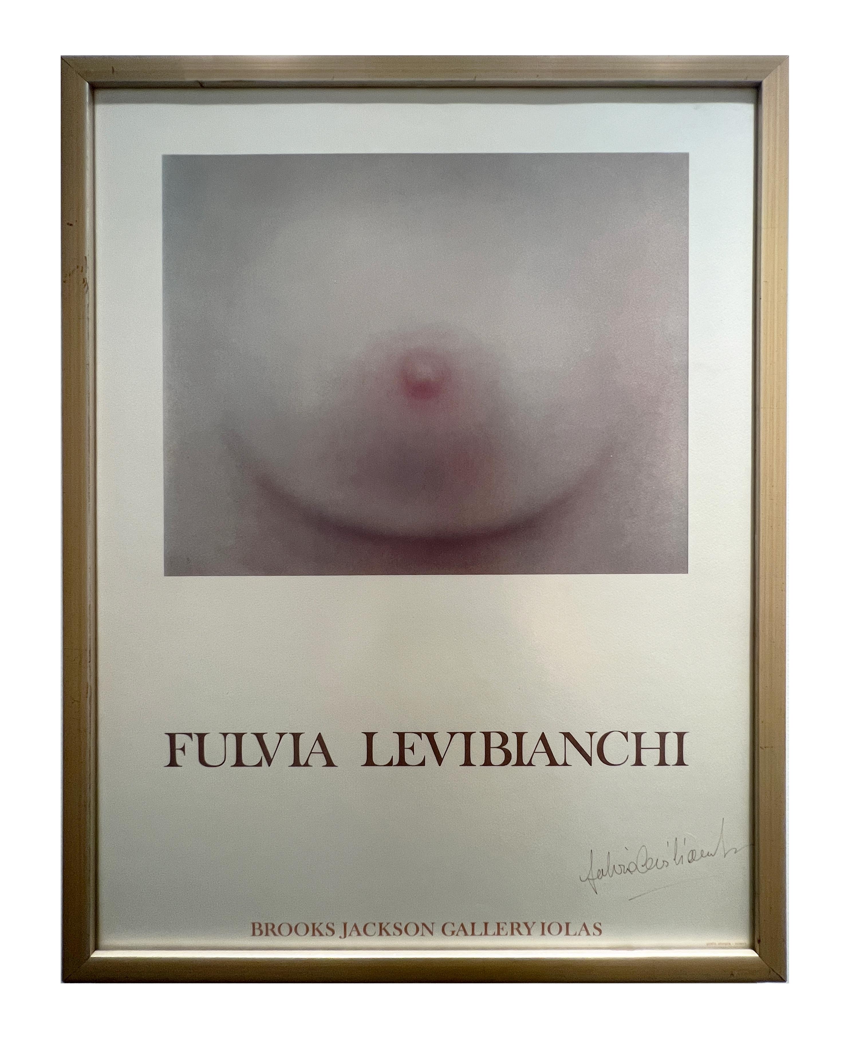 Fulvia Levibianchi Poster from Galerie Alexandre Iolas In Good Condition For Sale In New York, NY