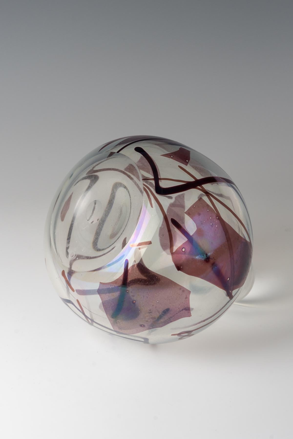 Fulvio Bianconi (1915-1996), vase from 'Con Macchie' series, ca. 1950 In Good Condition For Sale In Zurich, CH