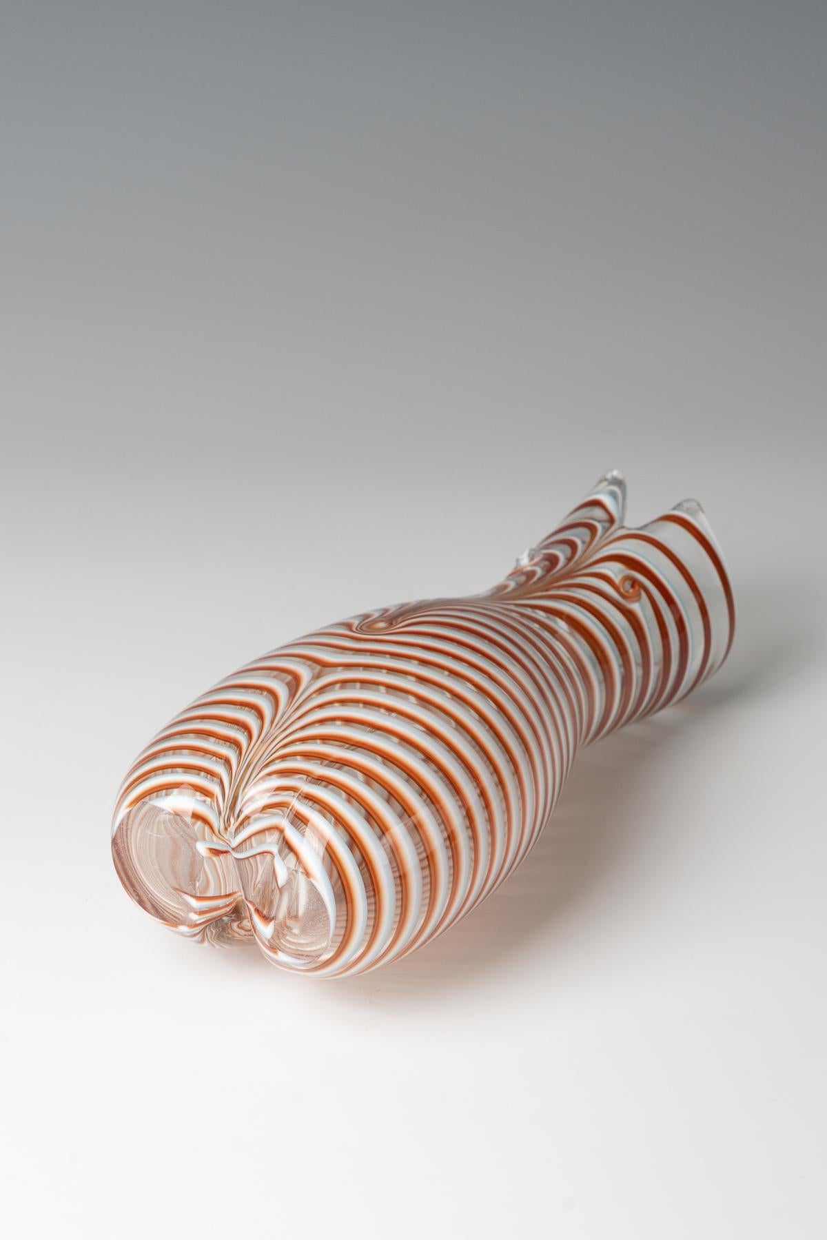 Fulvio Bianconi, un raro vaso della serie 'Bikini', 1950 circa, Model No. 4421 in vendita 1