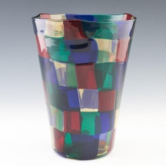 Fulvio Bianconi Designed Venini Pezzato Parigi Vase, 1997