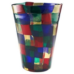 Fulvio Bianconi Designed Venini Pezzato Parigi Vase 1997
