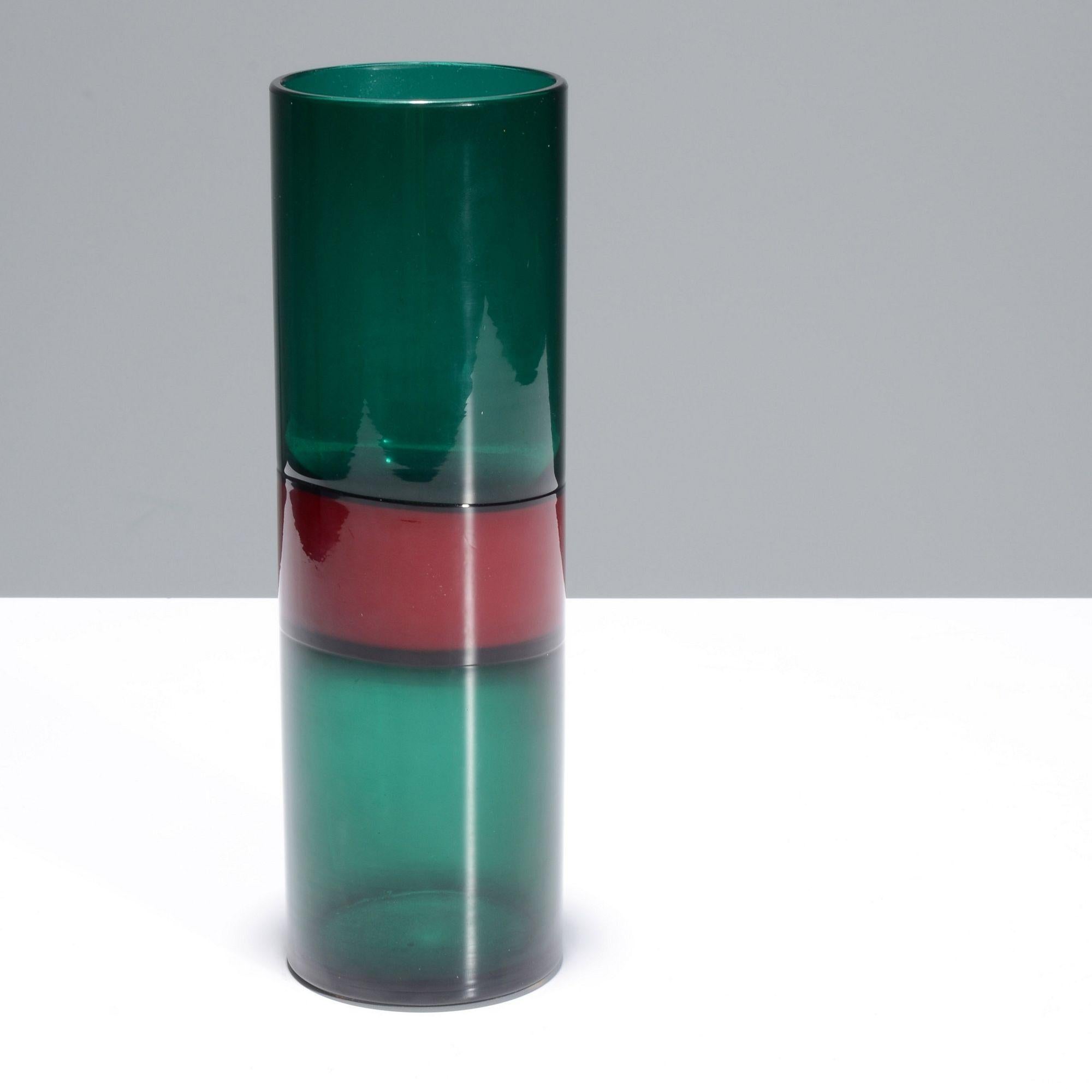 Fulvio Bianconi FASCE ORIZZONTALE Vase, Murano In condizioni buone in vendita a Lake Worth Beach, FL