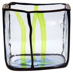 Fulvio Bianconi for Venini, Epipedos vase, 1990s