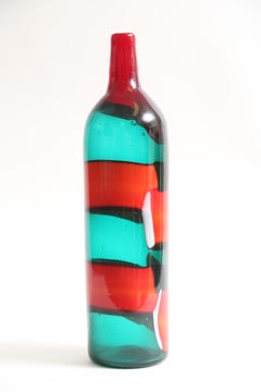 Fulvio Bianconi for Venini Fasce Orizzontale Bottle