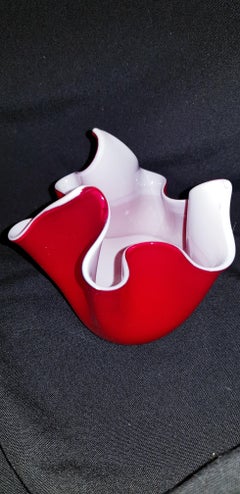 Fulvio Bianconi for Venini Fazzoletto Decorative Vase