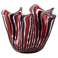 Vase Fazzoletto de Fulvio Bianconi pour Venini, vers 1950