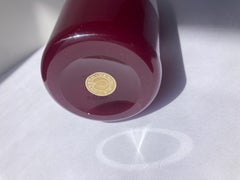 Fulvio Bianconi for Venini, Murano Glass Bottle / Decanter, Signed, Label