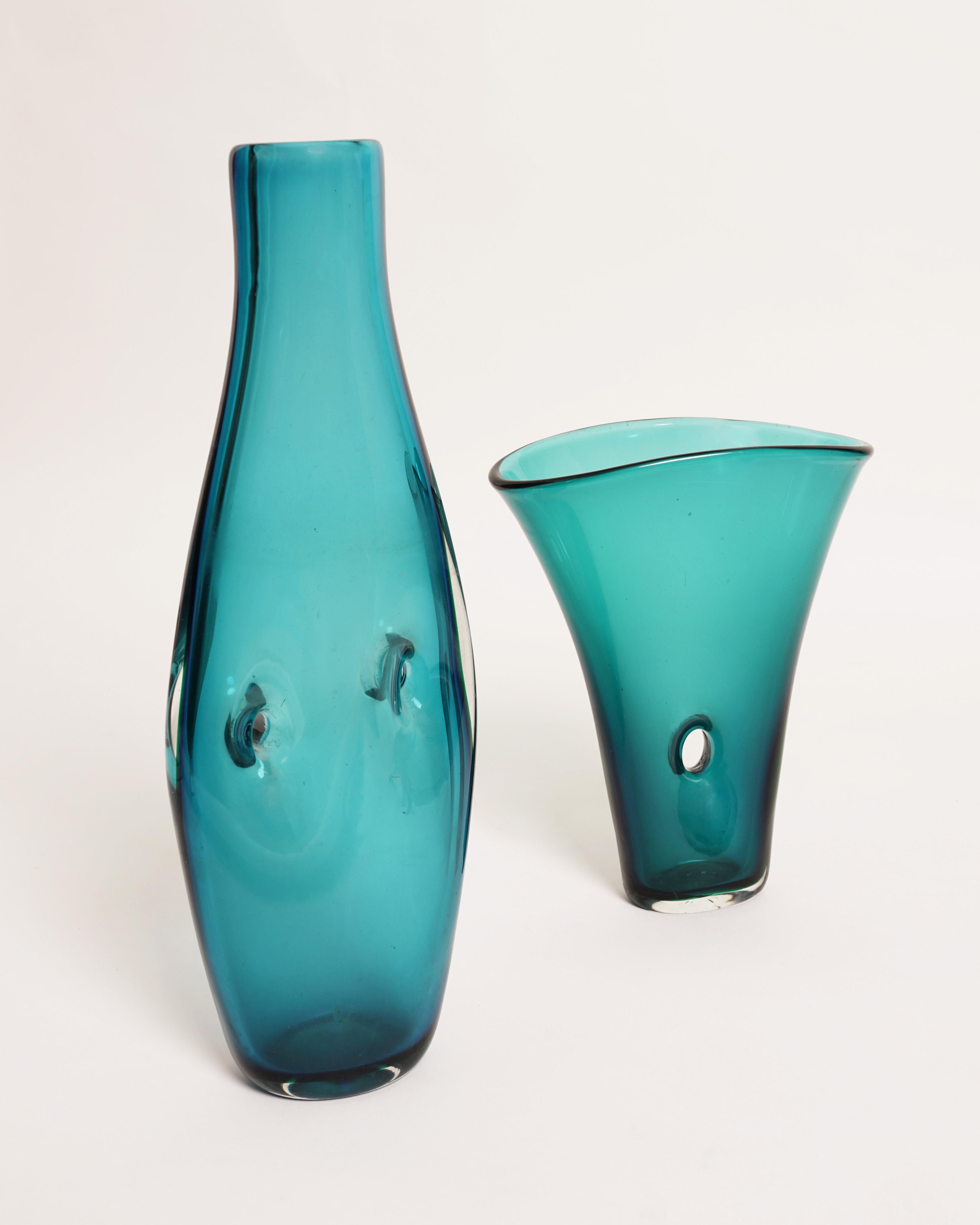 italien Vase en verre « Forato » de Fulvio Bianconi, 1951 en vente
