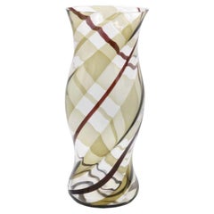 Fulvio Bianconi Italian Venini Art Glass Vase Italy 1950