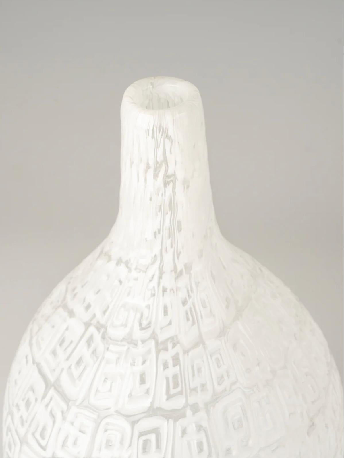 Italiano Fulvio Bianconi vaso di murrine ad acido firmato Venini 1953 in vendita