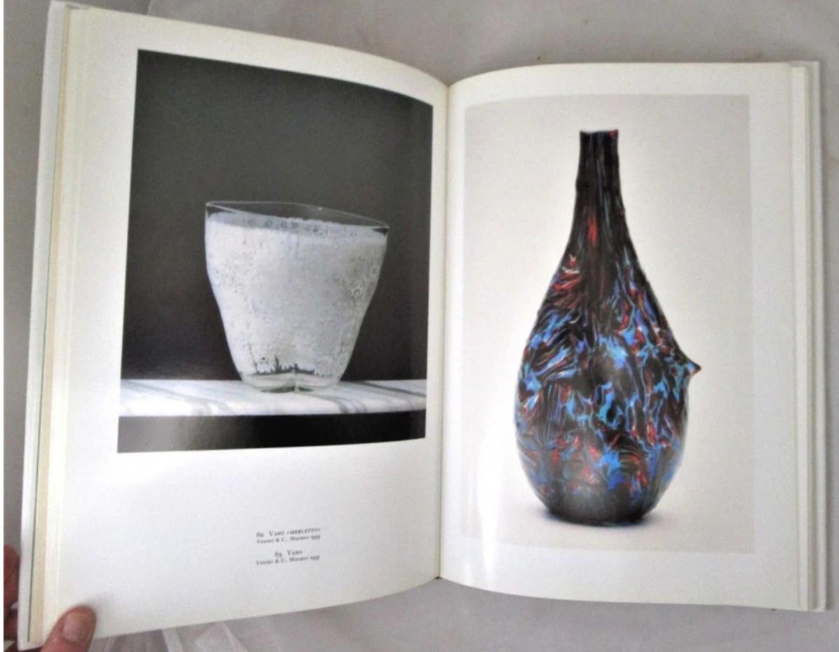 Vetro di Murano Fulvio Bianconi vaso di murrine ad acido firmato Venini 1953 in vendita