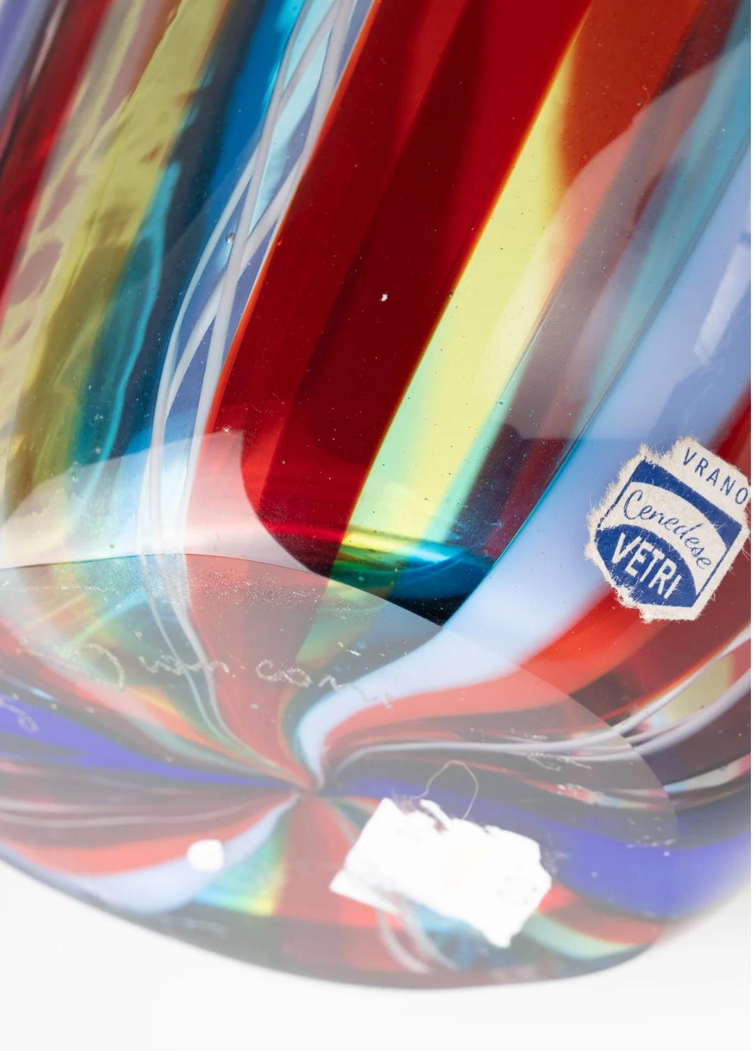 Fulvio Bianconi, vaso ovale, 1964 In condizioni buone in vendita a Zurich, CH
