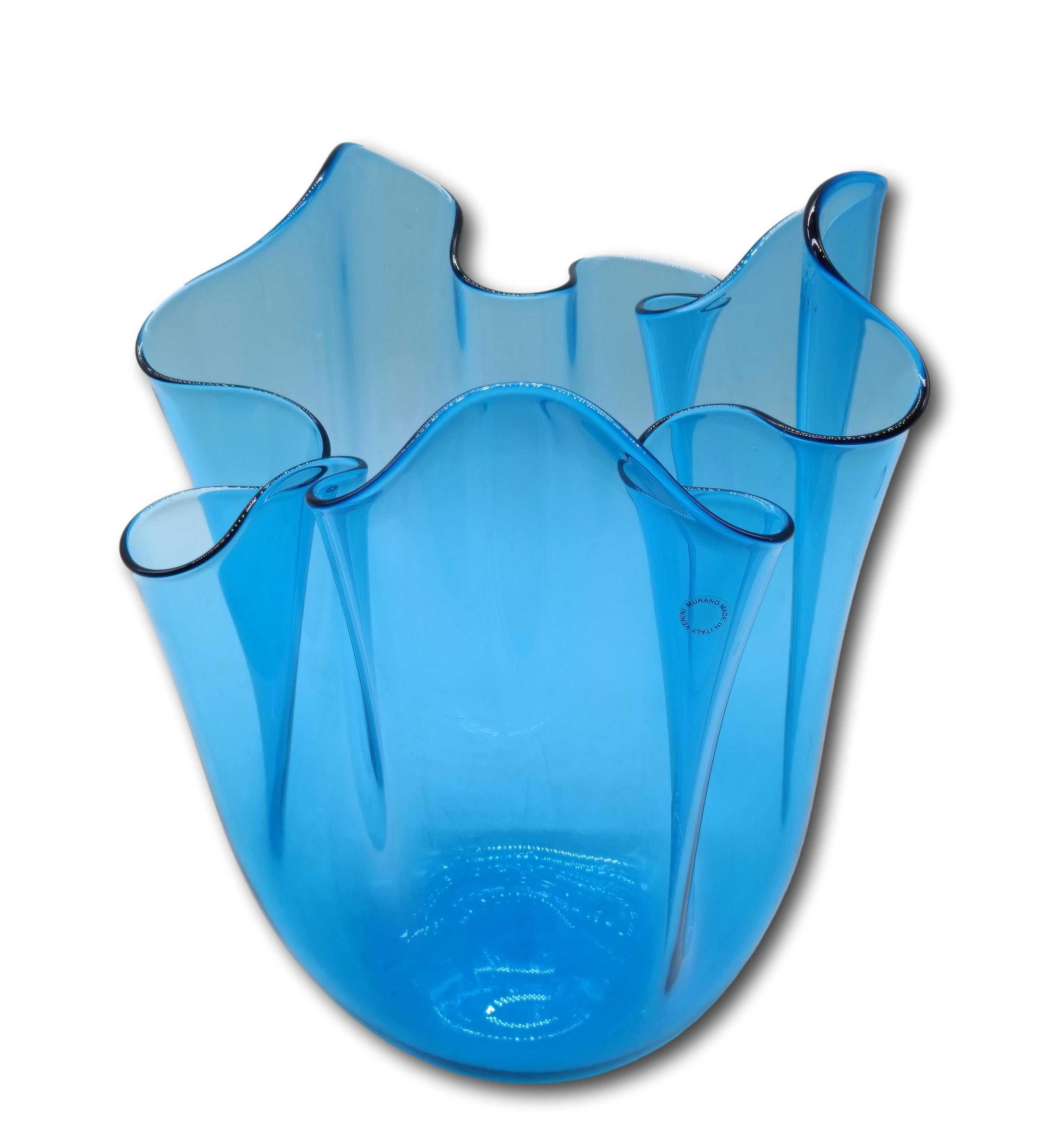 Moderno Fulvio Bianconi per Venini  Vaso 
