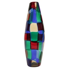 Vintage Fulvio Bianconi, "Pezzato" Glass Vase, 1951