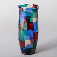 Fulvio Bianconi Pezzato Vase For Venini