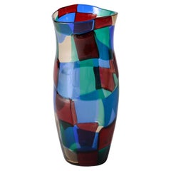Fulvio Bianconi Pezzato Vase For Venini