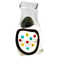 Vase "Primavera" de Fulvio Bianconi pour Mazzega Murano, années 1970