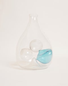 Fulvio Bianconi, Private Collection, Glass Vase Set with Glass Balloons, 1960