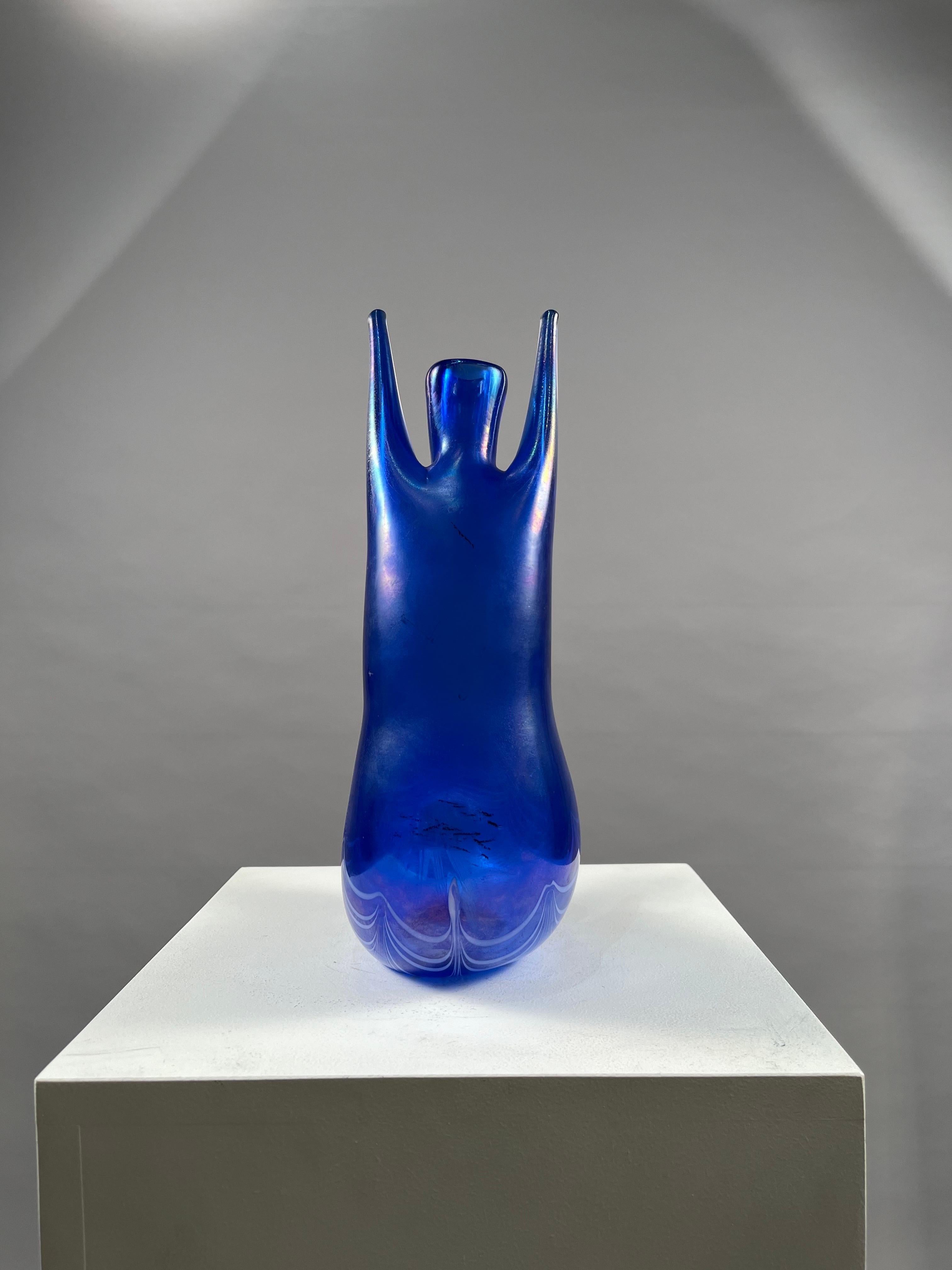italien Vase Sirena attribué à Fulvio Bianconi en vente