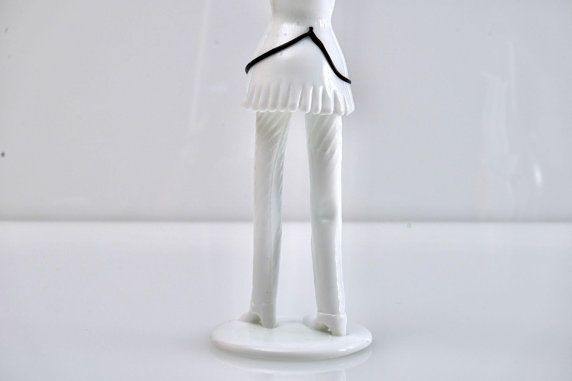 Fulvio Bianconi, Two Tiepoleschi Figurines, Pulcinella For Sale 6