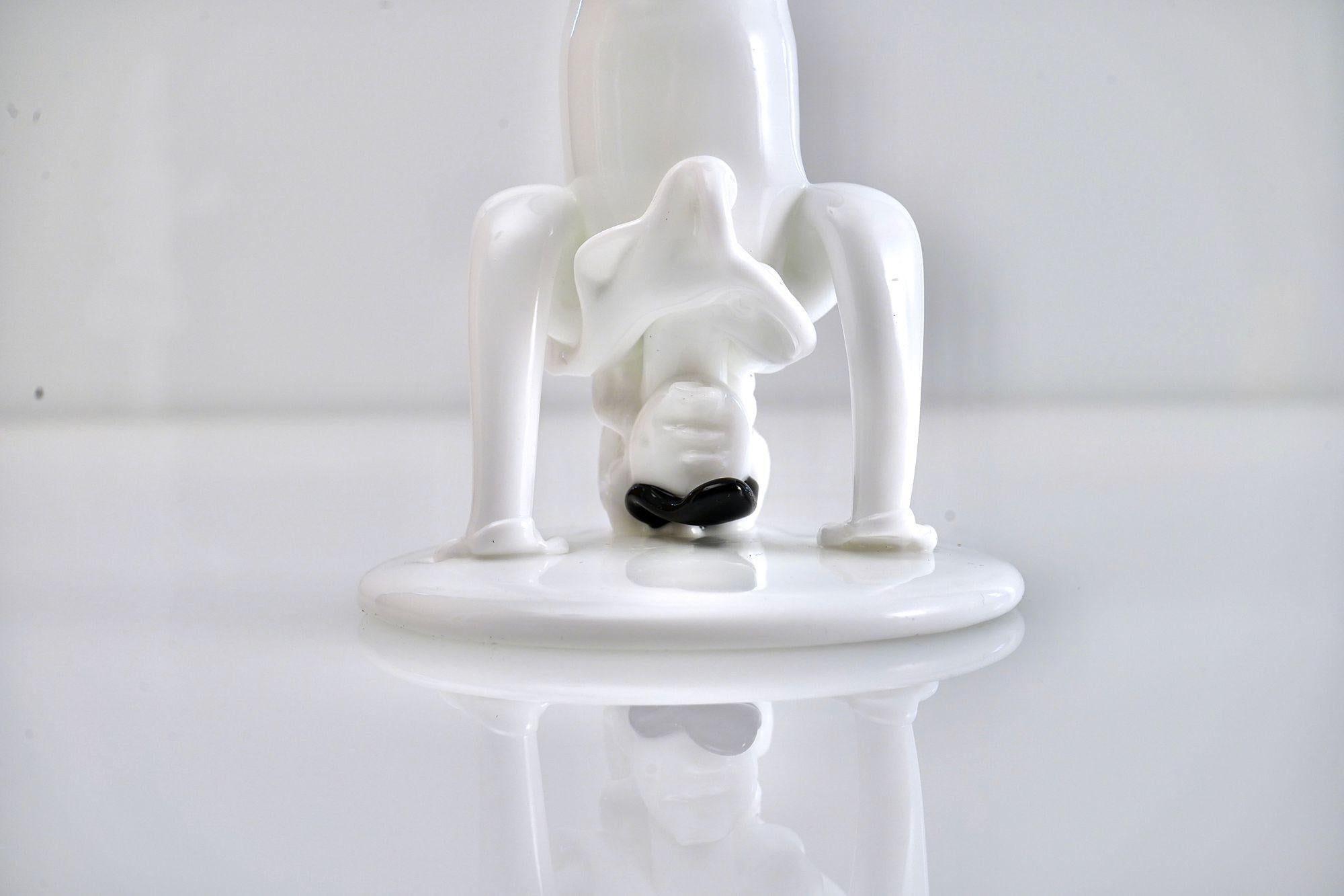 Fulvio Bianconi, Two Tiepoleschi Figurines, Pulcinella For Sale 10