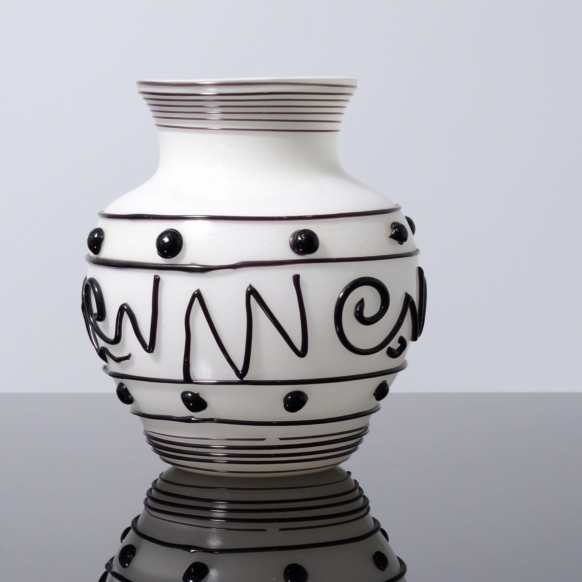 Mid-Century moderno Vaso di Fulvio Bianconi, Murano in vendita