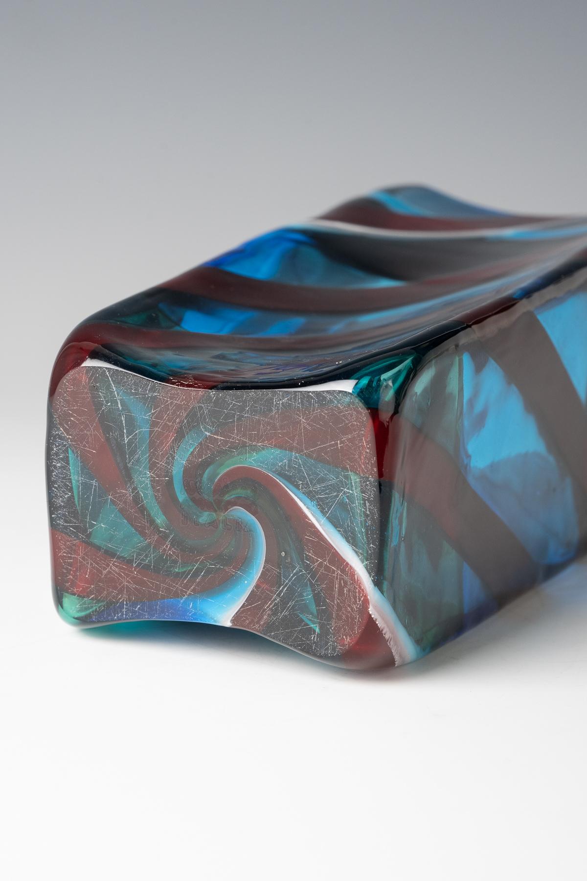 Fulvio Bianconi vase 'Scozzese', 1954-57 in vendita 1