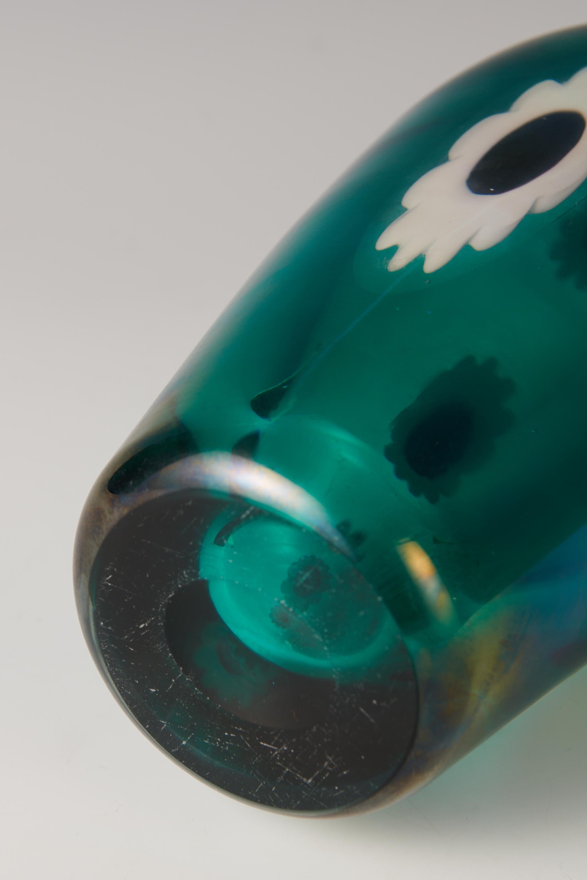 Fulvio Bianconi Venini con Fiori 1951  Vase 'A fiori', 1951 In Excellent Condition For Sale In Zurich, CH
