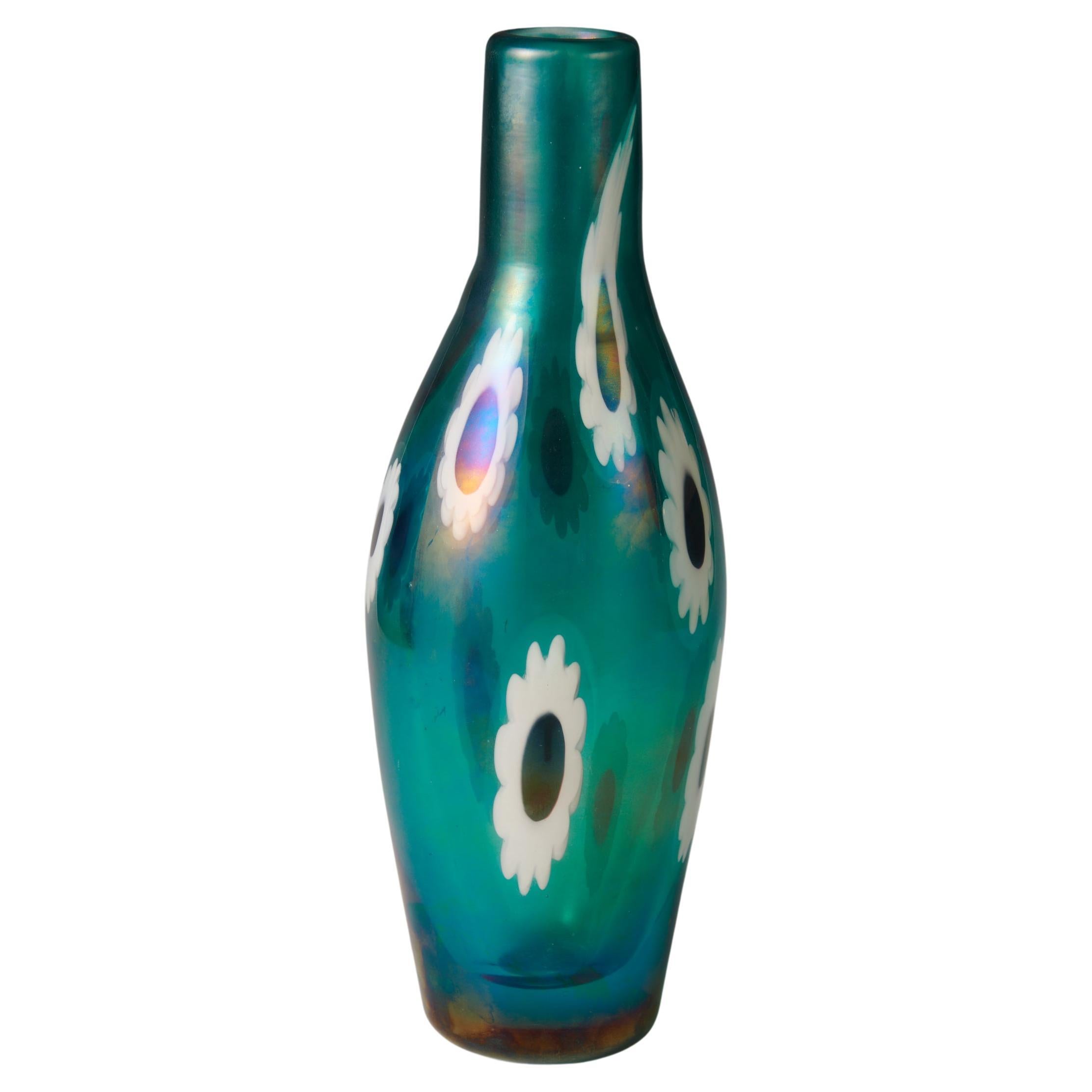 Fulvio Bianconi Venini con Fiori 1951  Vase 'A fiori', 1951 For Sale