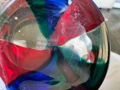 Fulvio Bianconi Venini Vaso Pezzato Patchwork CIRCA 1950 Firma Acida