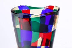 Fulvio Bianconi Venini Pezzato Vase